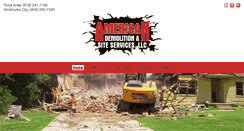 Desktop Screenshot of americandemolitionllc.com